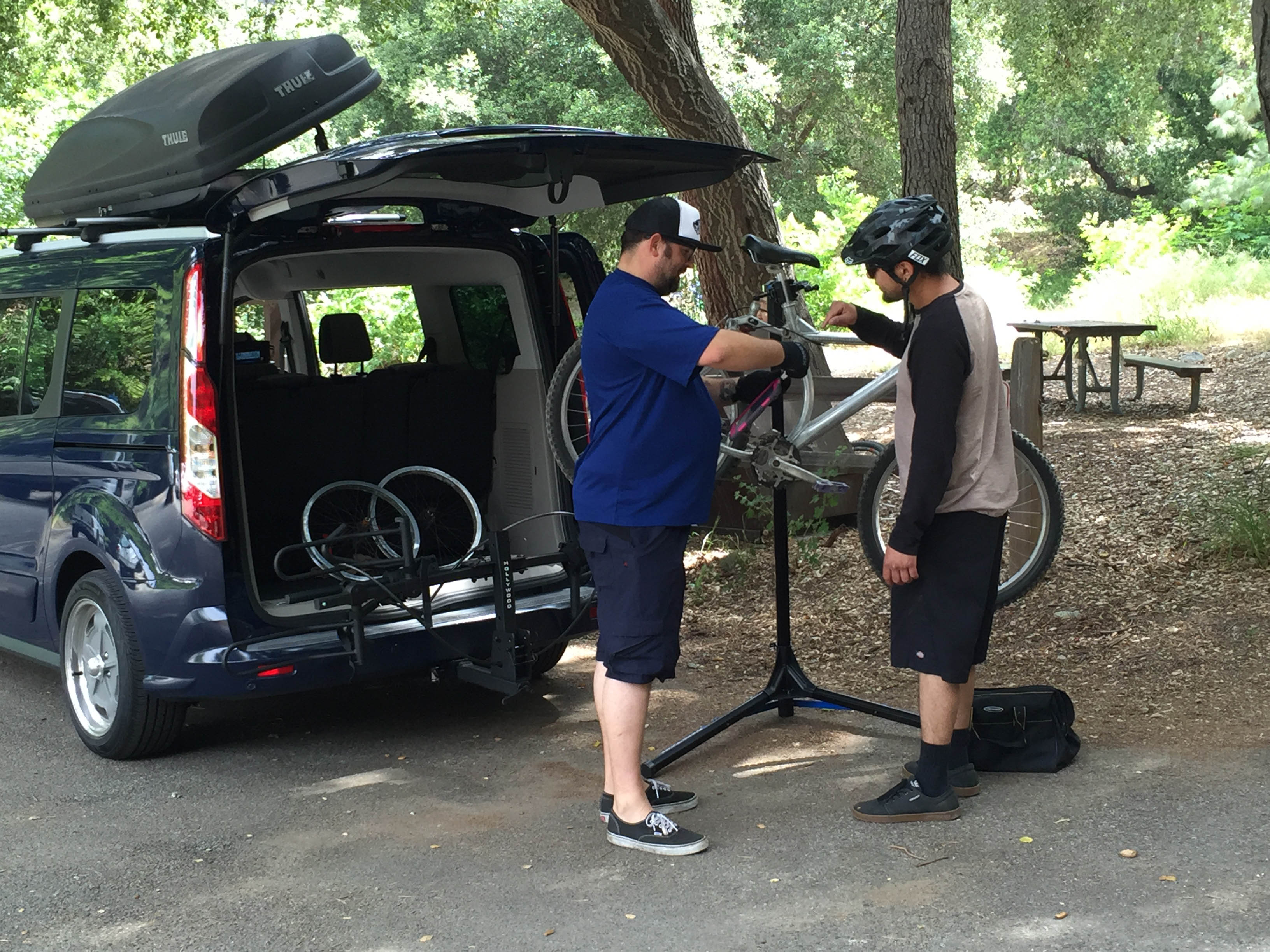 Ford transit connect deals bike rack